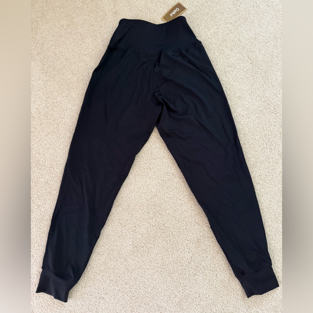 Black High-Waist Jogger Pants - Unbranded
